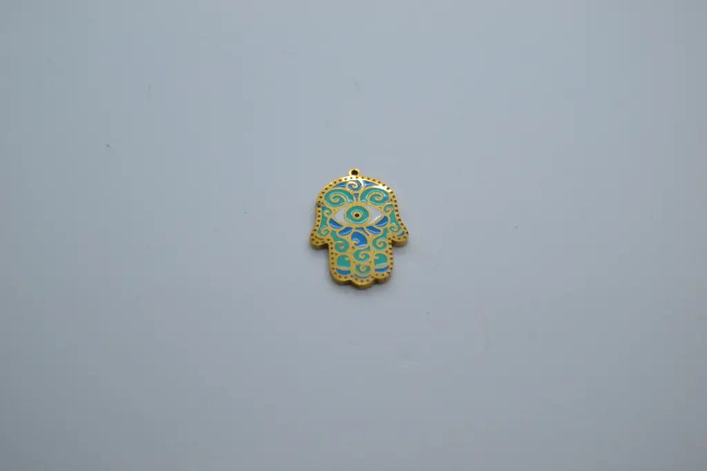 Mind hamsa hand and evil eye-Stainless steel