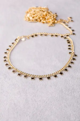 Small Stars chain -gold plated